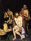 Mocked Canvas Paintings - Jesus Mocked by the Soldiers